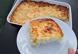 Zapečené makarony se sýrem