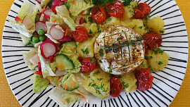 Bramborová pánev s hermelínem