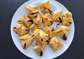 Čokoládovo-jahodové šátečky