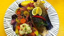 Kapr na citronovém másle a kmínu