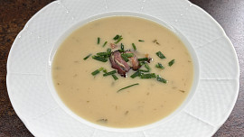 Krémová fazolová polévka