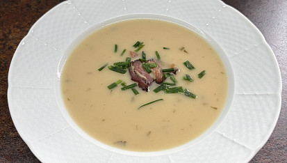 Krémová fazolová polévka