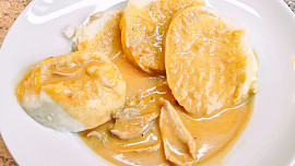 Kuře na paprice se smetanou