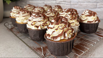 Tiramisu cupcakes