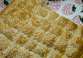 Turecký chléb Ramadan pita - Ramazan pidesi