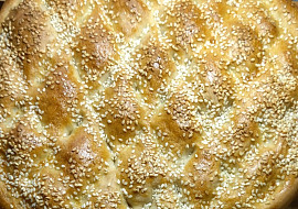 Turecký chléb Ramadan pita - Ramazan pidesi