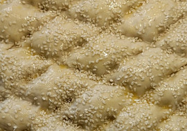 Turecký chléb Ramadan pita - Ramazan pidesi