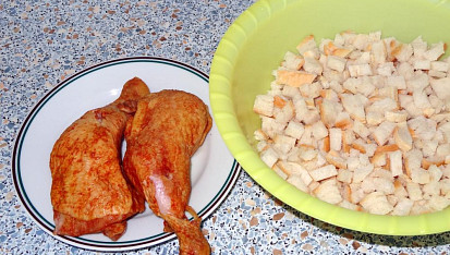 Velikonoční nádivka s uzeným kuřetem