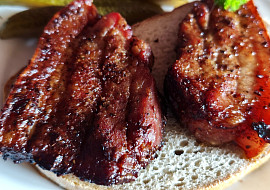 Bůčkové plátky z horkovzdušné fritézy