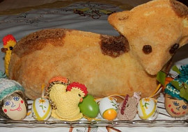 Kokosový dvoubarevný beránek