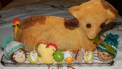 Kokosový dvoubarevný beránek