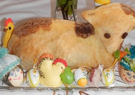 Kokosový dvoubarevný beránek