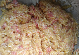 Masovo-bramborové placky (Těsto)