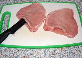 Plněné vepřové kotlety s játry a žampiony