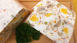 Vaječná tlačenka se žampiony