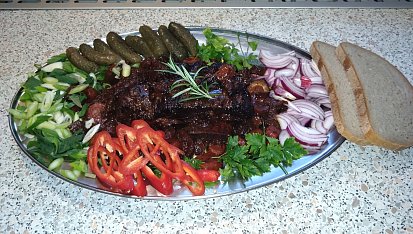 Brasírovaná hovězí žebra