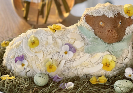 Kokosový beránek s krémem podle Anežky z Peče celá země