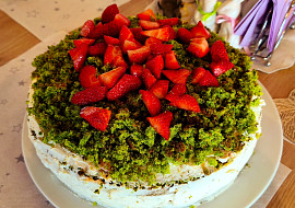 Mechový (špenátový) dort