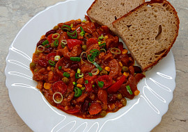 Mexická pánev s vepřovým masem