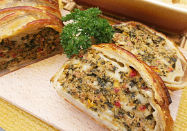 Nádivka v listovém těstě