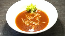 Rajská polévka se šlehačkou