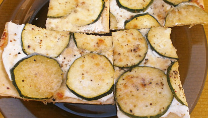 Rychlý cuketový koláč z listového těsta