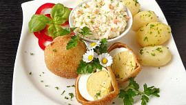 Smažená vejce v kabátku