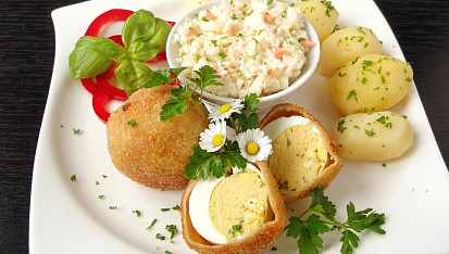 Smažená vejce v kabátku