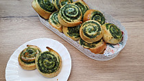 Špenátové šneky podle Míši Landové