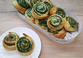 Špenátové šneky podle Míši Landové