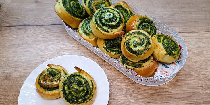 Špenátové šneky podle Míši Landové