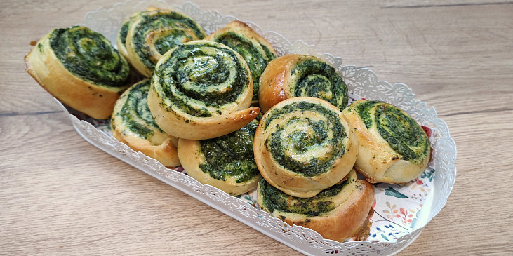 Špenátové šneky podle Míši Landové