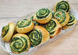 Špenátové šneky podle Míši Landové