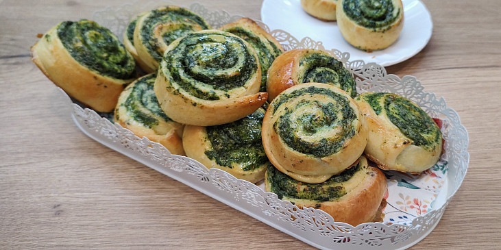 Špenátové šneky podle Míši Landové