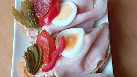 Šunkové chlebíčky