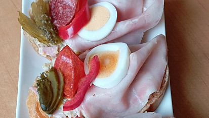 Šunkové chlebíčky, Šunkové chlebíčky