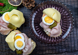 Šunkové chlebíčky podle Mirky van Gils Slavíkové