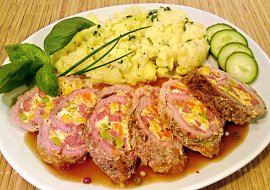 Jarní vepřová roláda