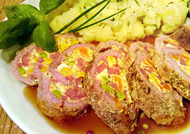 Jarní vepřová roláda