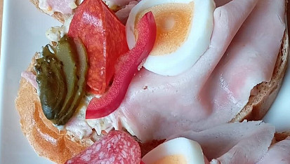 Šunkové chlebíčky