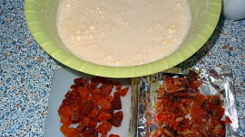 Tvarohový biskupský chlebíček s kandovaným ovocem