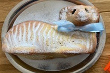 Toto je můj velikonocní beránek, z tohoto receptu.