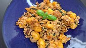Gnocchi s mletým masem a špenátem