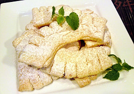 Kokosové hřebeny z listového těsta