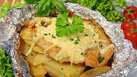 Kotlety pečené v alobalu