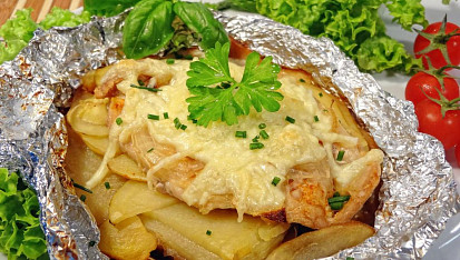 Kotlety pečené v alobalu