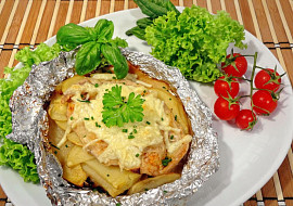 Kotlety pečené v alobalu