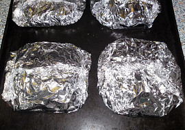 Kotlety pečené v alobalu