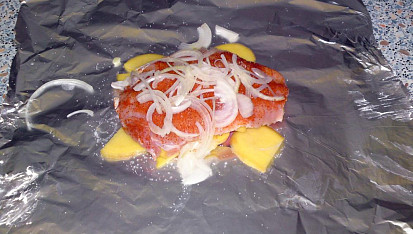 Kotlety pečené v alobalu