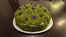 Mechový dort (se špenátem)